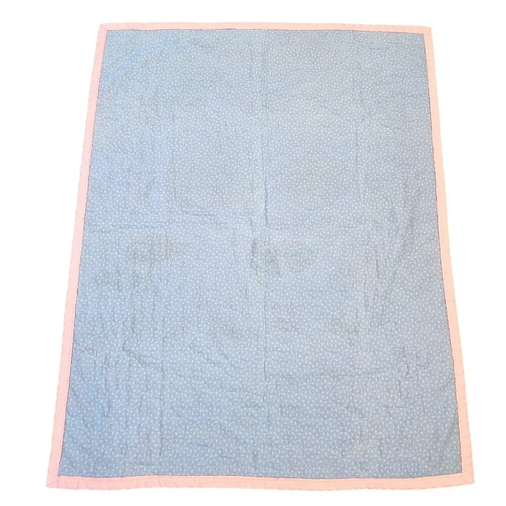 Vintage Storybook Bears Victoria Theodore Baby Quilt‎ Blanket  34